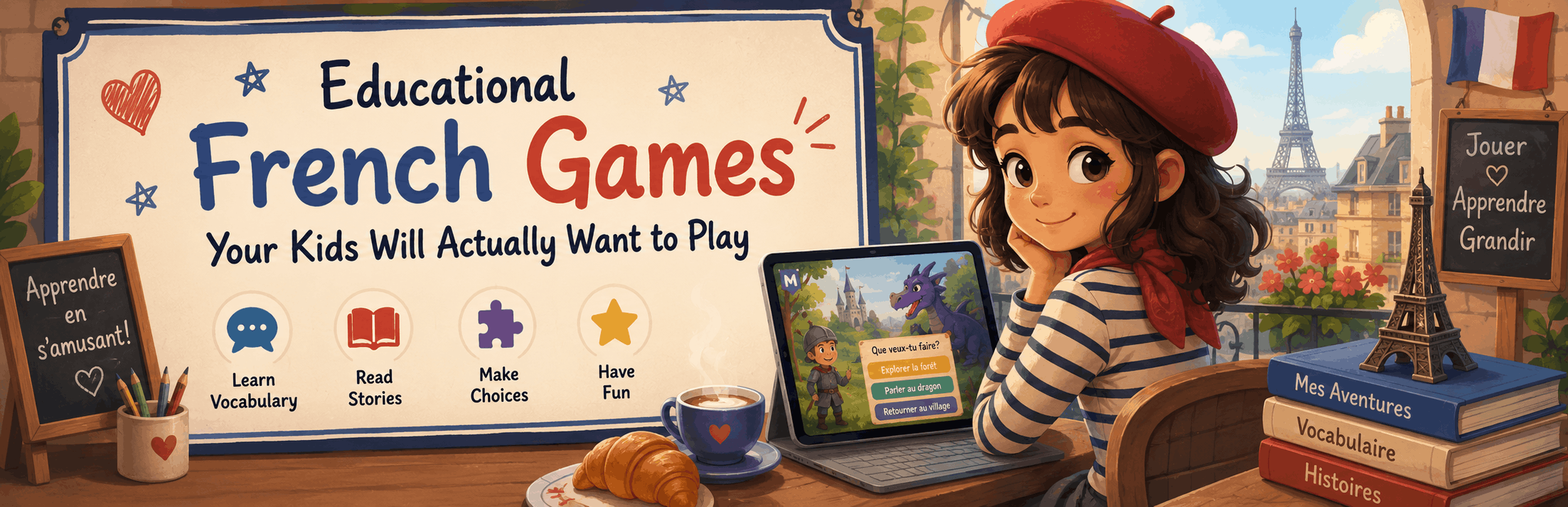 Educational French Games Your Kids Will Actually Want to Play